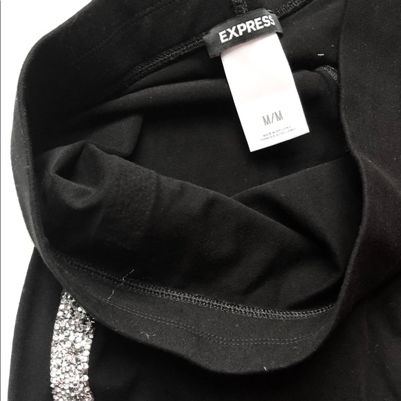 Express High Waist Legging Embellished Side Stripe - Picture 5 of 6